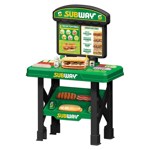 World Tech Toys Subway Sandwich Artist 53 Piece Playset, Kids Pretend Playset, Ages 3 & Above