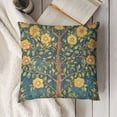 thumbnail image 3 of YINGXI Pillow Covers Wreath Pattern Pillow Cases Square Decorative Cushion Covers for Sofa Couch 24x24in, 3 of 5