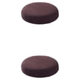 thumbnail image 1 of ZheElen Grippers Backing Stool Cushions – Stay In Place For Added Polyester Round Cushion Seat Covers Mild Waterproofing dark coffee 2Set, 1 of 6