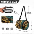 thumbnail image 7 of SEANATIVE Sunflower Round Tissue Organizer Bag for Camping Outdoor Leopard Print Paper Towels Rolls Organizer with Adjustable Strap Lightweight Car Paper Organizer Dispenser, 7 of 7