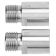 thumbnail image 4 of 2 uds extensores de Pedal de bicicleta de montaña extensor de Pedal de bicicleta de acero al cromo molibdeno 20mm plata, 4 of 10