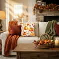 thumbnail image 4 of Thanksgiving Pillow Covers 17.7x17.7 Inches Fall Pumpkin Decorative Pillow Cases With Soft Fabric Hidden Zipper For Home Decor, 4 of 6