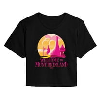 Wicked - Munchkinland - Juniors Cropped Graphic T-shirt