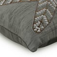 thumbnail image 2 of The HomeCentric Pillow Cases Grey Shams Sequins Starfish Beach Ocean Theme Pillow Shams Pack of 2 24x24 inch (60x60 cm) Square Silk Pillow Shams Mediterranean Pillow Shams Sea - Starry Light, 2 of 3