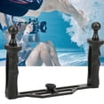 thumbnail image 3 of Dioche Diving Aluminium Alloy Dual Handheld Hand Grip, Dual Handheld Stabilizer, Sports Camera Hold, Underwater For Camera Flashlight, 3 of 8