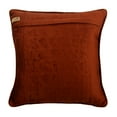 thumbnail image 3 of The HomeCentric Pillow Cover Pack of 2 20x20 inch (50x50 cm) Pillow Cover Rustic Luxury Rust Throw Pillow Cover Textured Knotted Pintucks Solid Pillow Case Solid Pillow Cover Velvet - Rusty Knots, 3 of 3