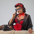 thumbnail image 3 of 5tlg Accesorios Rockabilly - Conjunto De Disfraces De Los Años 50 Para Mujer, 3 of 5