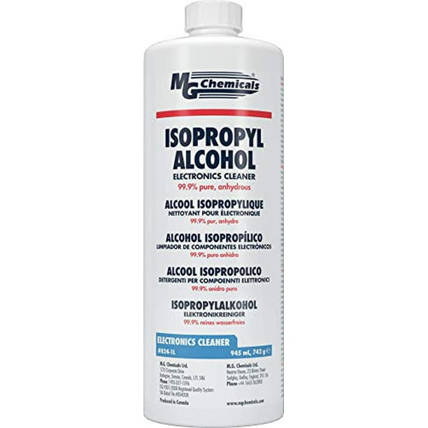 MG Chemicals 99.9 Isopropyl Alcohol Electronics Cleaner, 945 mL Liquid