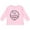 AD-Pink, variant on Inktastic Big Sister Leaves, Circle, Heart Girls Long Sleeve Toddler T-Shirt