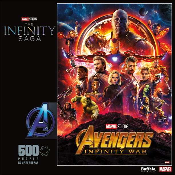 desconectado Cerveza Obsesión Buffalo Games 500-Piece Marvel Avengers Infinity War Jigsaw Puzzle -  Walmart.com
