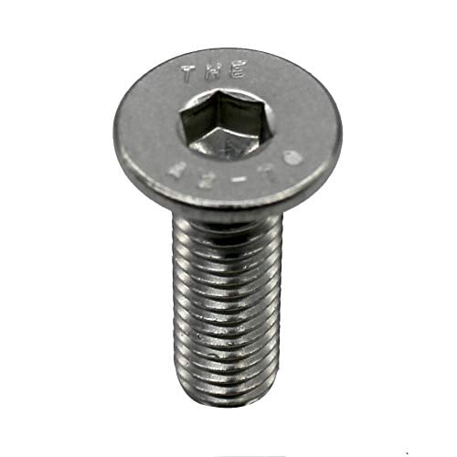 30 Pcs 20mm Long Stainless Steel Countersunk Head Socket Cap Screws Thread M3 