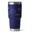 thumbnail image 2 of Vaso Térmico de acero inoxidable WAALS Akatsuki 30oz Azul, 2 of 3