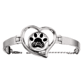 thumbnail image 1 of Pulsera de joyería en forma de corazón Unbranded Miau Cat Paw cita DIY, 1 of 3