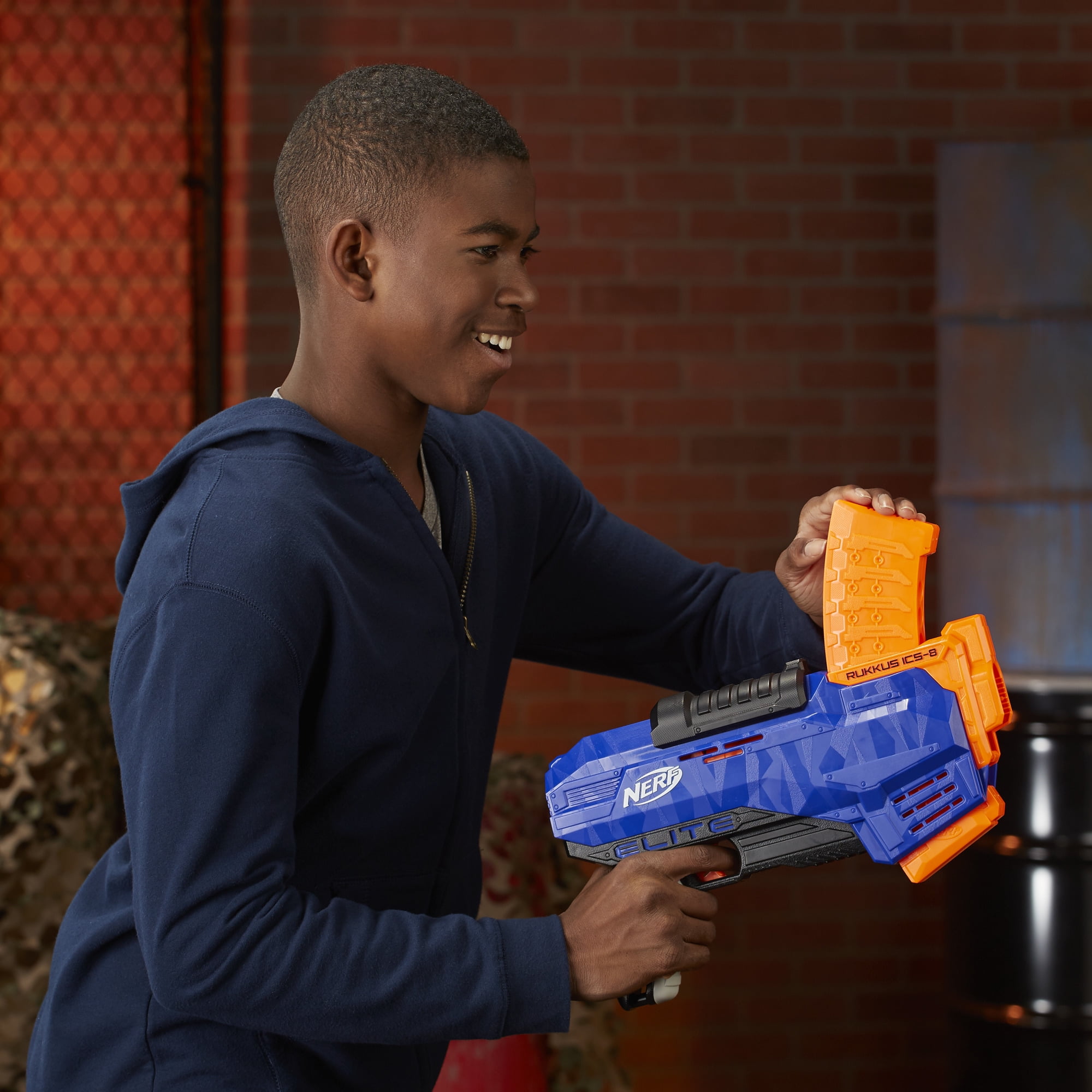 Nerf N-Strike Elite Includes 8-Dart Indexing Attached Clip, Ages 8 and Up - Walmart.com