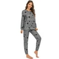 thumbnail image 1 of Ensemble Pyjama pour Femmes avec Poches à Manches Longues, 1 of 5