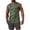 Army Green #53, variant on DORKASM Men's Camo Print Sleeveless Workout Tank Top Quick Dry Gym Muscle Shirt Athletic Tee Light Gray M