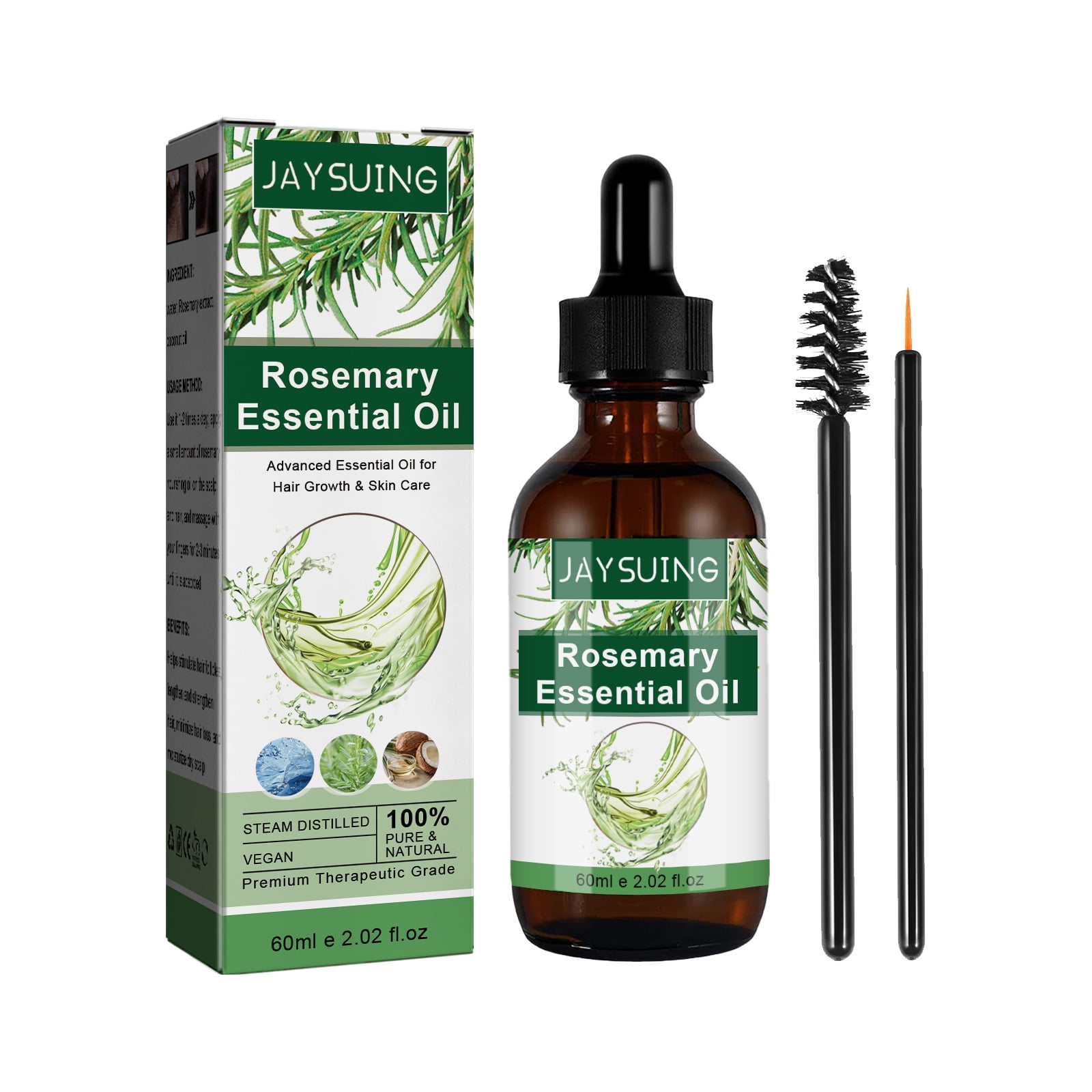 rosemary essential oil, suitable for hair, eyebrows and eyelashes