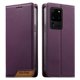 thumbnail image 1 of Funda Tipo Cartera de Cuero Sintético para Samsung Galaxy S20 Ultra Bloqueo RFID, con Ranuras para Tarjetas y Bolsillo para Efectivo, Cierre Magnético Fuerte Morado, 1 of 6