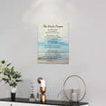 thumbnail image 2 of Our Father Prayer Wall Decor Christian Gifts The Lord''s Prayer Wall Art Scripture Religious Canvas Inspirational Quotes Bible Verse Print Painting Matthew 6:9-13 for Prayer Room Office 12"x16", 2 of 6
