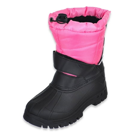 

ICE 2 0 Girls Winter Boots (Sizes 5 - 7) - fuschia/black 7 toddler