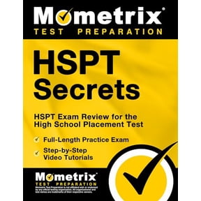 Pre-Owned HSPT Secrets Study Guide: HSPT Exam Review for the High School Placement Test (Paperback) 1609718674 9781609718671