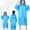 Blue, variant on RnemiTe-amo Children's Outdoor Travel Fashion Adult Raincoat Thick Transparent EVC Raincoat