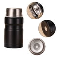 thumbnail image 4 of Taza para guisar de acero inoxidable portátil de gran capacidad para conservar el calor en el hogar, 4 of 5