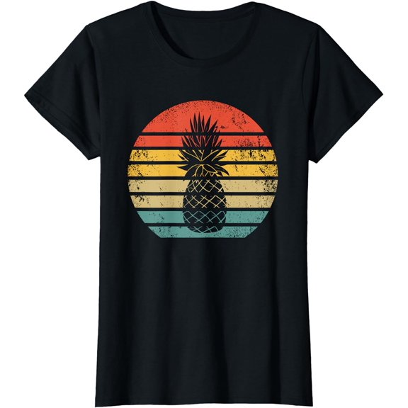 Retro Pineapple Aloha Hawaii Summer - Vintage Pineapple T-Shirt