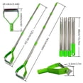 thumbnail image 2 of BotaniNest Stirrup Hoe Gardening With Hollow Trapezoidal Head For Loosening Soil Digging Steel Hand Hoe Rake Scraper, 2 of 6