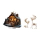 thumbnail image 5 of Escultura de belén, adorno de resina, figura de ciervo, decoración de mesa, estatua de reno, adorno de animal de pie acrílico, adecuado para decoració, 5 of 8