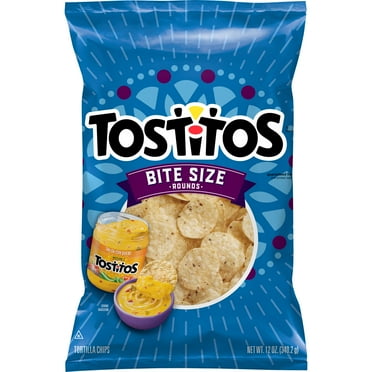 Tostitos Bite Size Rounds Tortilla Chips, 12 oz Bag