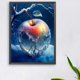 thumbnail image 1 of Cuadros Decorativos Kit de pintura por números DIY Frosty Apple Oil Art Picture Craft decoración de la pared del hogar DQrwqpou embutido en tela, 1 of 8