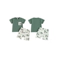 thumbnail image 2 of BemeyourBBs Toddler Baby Boy Girl Duck Outfit Short Sleeve Mallard Duck Goose T-shirt With Shorts Set Pockets Cute Infant Summer Clothes, 2 of 9