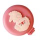 thumbnail image 3 of Cepillos de pelo plegables con espejo de viaje, cepillo redondo plegable para el pelo, mini peine para el pelo, peine de masaje para mujeres y niñas, perro rosa, 3 of 10