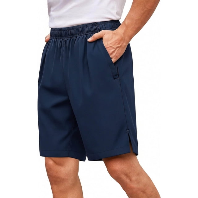 JMYHOAM Short pour Homme Short Cargo Extensible Décontracté à Cordon Classique d'Été Court avec Multiples Poches