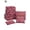 Wine Red Flower, variant on Luxtrada 6PCS Waterproof Clothes Storage Bags Packing Cube Travel Luggage Organizer Pouch (Pink Flower)