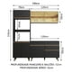 thumbnail image 3 of Madesa Gabinete de Cocina Integral Compacto 190 cm Reims Negro/Rústico 02, 3 of 10