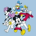 thumbnail image 2 of Boy's Mickey & Friends Mickey & Friends Run Graphic Tee Light Blue Large, 2 of 4