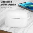 thumbnail image 2 of IBAOLEA Compatible with AirPods Pro Case, Protective Silicone Cover Compatible with AirPods Pro (2019) White, 2 of 8
