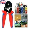 thumbnail image 1 of Juego de 1200 herramientas de crimpeado con alicates de crimpeado y conectores de terminales de cable., 1 of 6