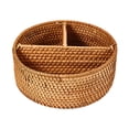 thumbnail image 4 of Cesta tejida para organizar, contenedor de almacenamiento, cestas decorativas para el hogar. redondo, 4 of 9