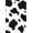 Cow Print, variant on Brick Stone Ancient Rock Switch Cover, 2 Gang Toggle/Rocker Combo for Farmhouse Kitchen