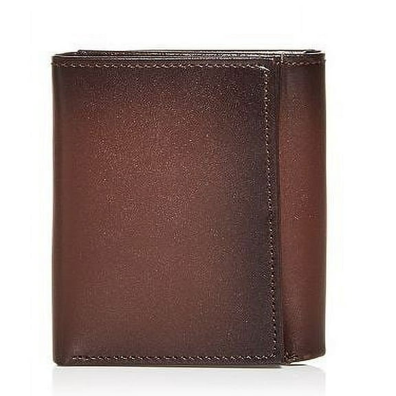 THE MEN'S STORE Bloomingdale's RFID Michigan Leather Slim Trifold Wallet, Brown