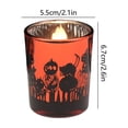 thumbnail image 2 of Pumpkin Glass Votive Candles, Warm Pumpkin Fall Candle Gift for Women Men, Glass Jar Candle Decoration for Thanksgiving Halloween Holidays, 2 of 6