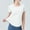 C_ White, variant on Olyvenn Stylish Seamless Workout Shirts for Women Short Sleeve Yoga Tops Sports Running Shirt Breathable Athletic Top Black S