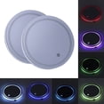 thumbnail image 4 of LED Drink Coaster 7 Colors 3 Modes Intelligent Lighting Cup Holder Pad IP67 Waterproof  for Car ANGGREK Otros, 4 of 8