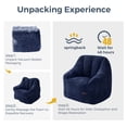 thumbnail image 7 of GOODONE Bean Bag Chair,Super Comfy Chair Sofa for Bedroom Living Room,Large Lazy Bean Bag Chair for Gaming,Reading,Navy, 7 of 7