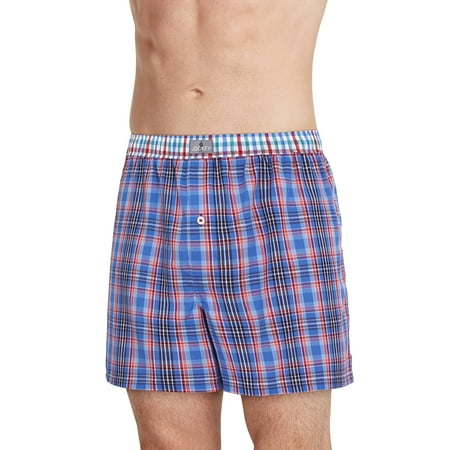 

Jockey Mens Woven Boxer Underwear Boxers 100% cotton