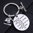 thumbnail image 4 of Porte-clés de Graduation en Acier Inoxydable Cadeau de Graduation Porte-Clés de Graduation, 4 of 10