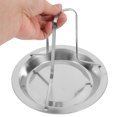 thumbnail image 3 of HAMPPLIES 2PCS Chicken Fryer Stand Stainless Steel Even Cooking Turkey Rack for Outdoor BBQ, 3 of 8